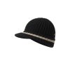 GORRO CON VISERA NEGRO